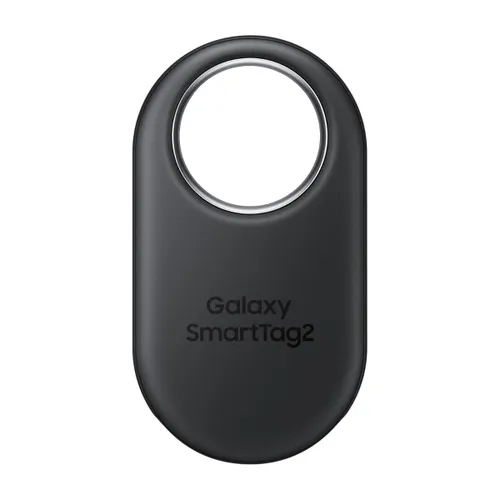 Samsung Galaxy SmartTag2 (1 Pack) | Bluetooth Tracker | Compass View | AR Find | IoT Control | Lost Mode | Smart Locator for Keys, Bags & More (Black)